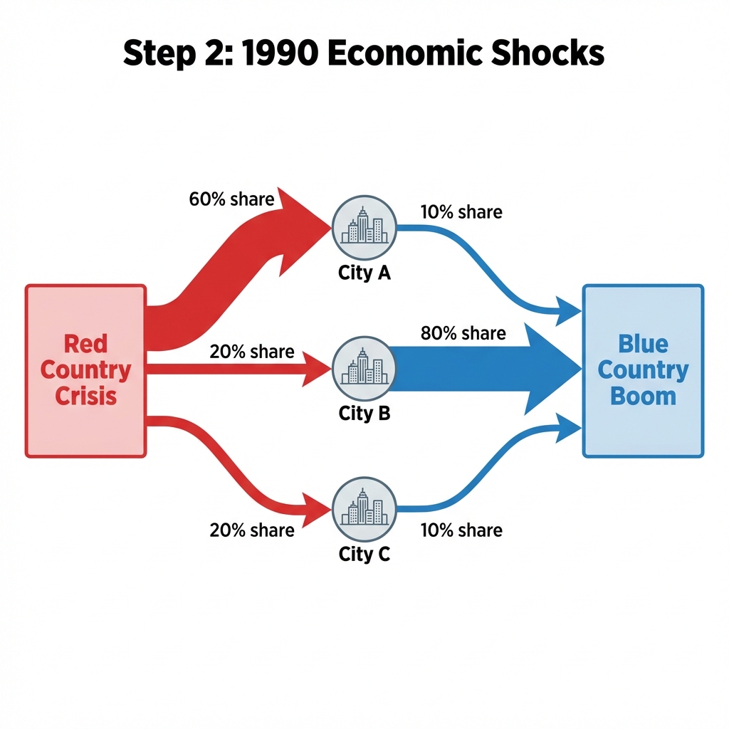 Shift-share: shocks